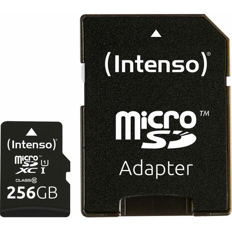 Κάρτα Μνήμης Intenso 256GB Micro SD - UHS-I - PREMIUM